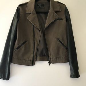 UO byCORPUS Army Moto Jacket